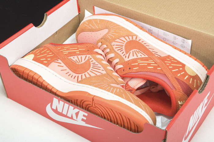 NIKE DUNK LOW "Orange-Crimson" DO6723-800
