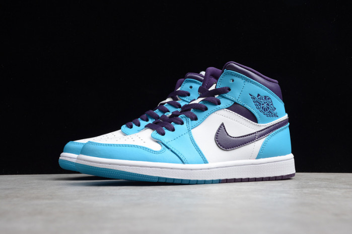 Jordan 1 Mid Hornets  554724-415