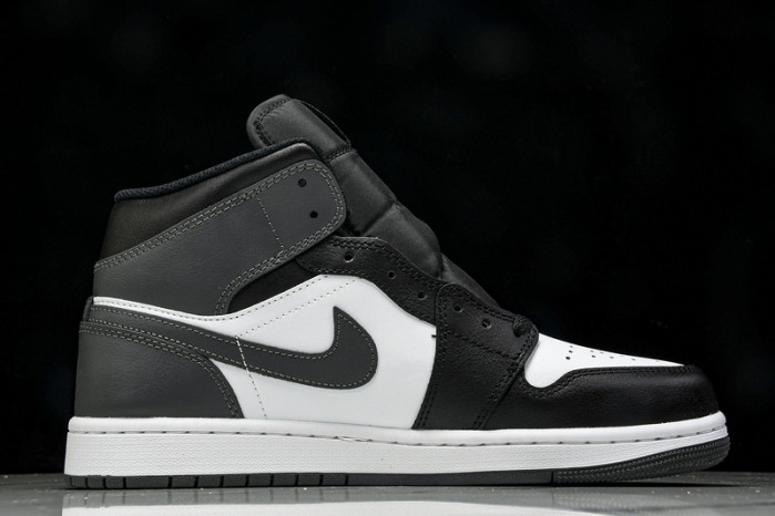 Air Jordan 1 Mid Black White Iron Grey   DQ8426-001