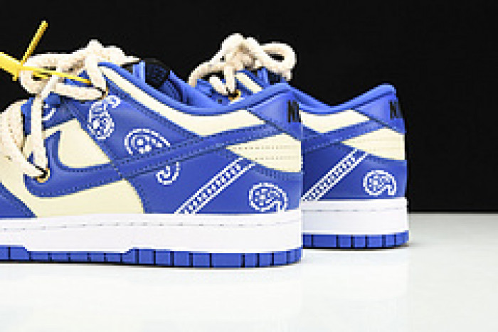 NIKE DUNK LOW RETRO BLACK/YPER COBALTWHTE DD1931-001