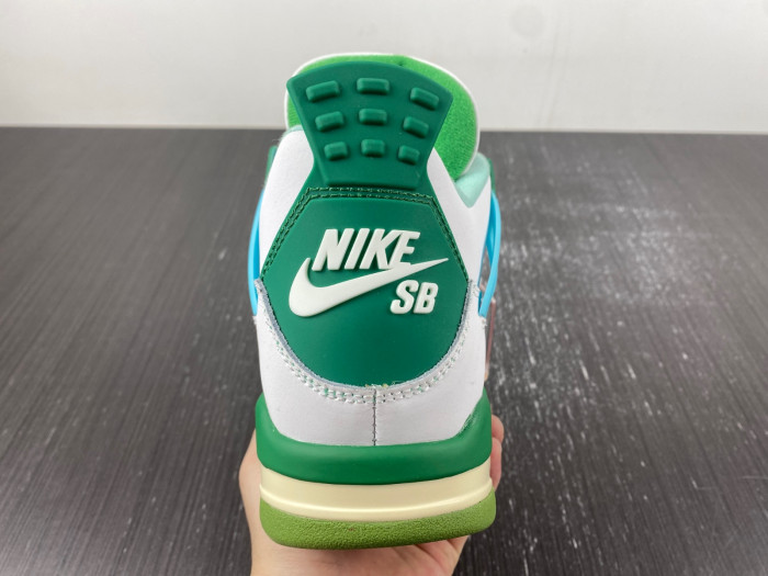 Air Jordan 4 PE White-green AJ4-KNCW