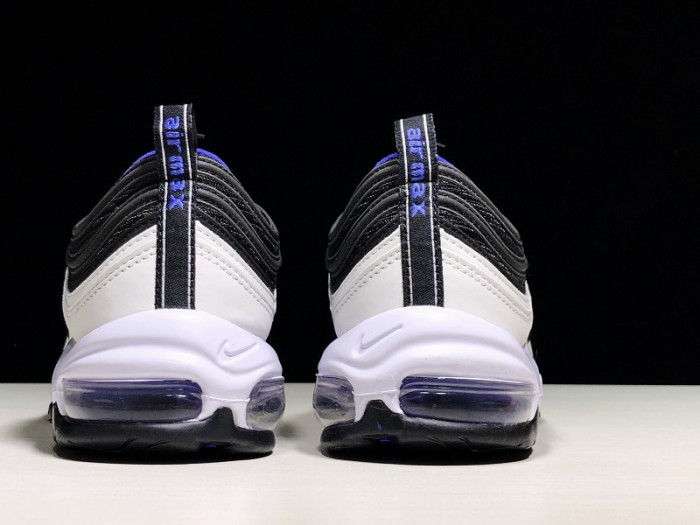 NIKE MENS AIR MAX 97 WHITE/BLACK-PERSIN VIOLET 921522-102
