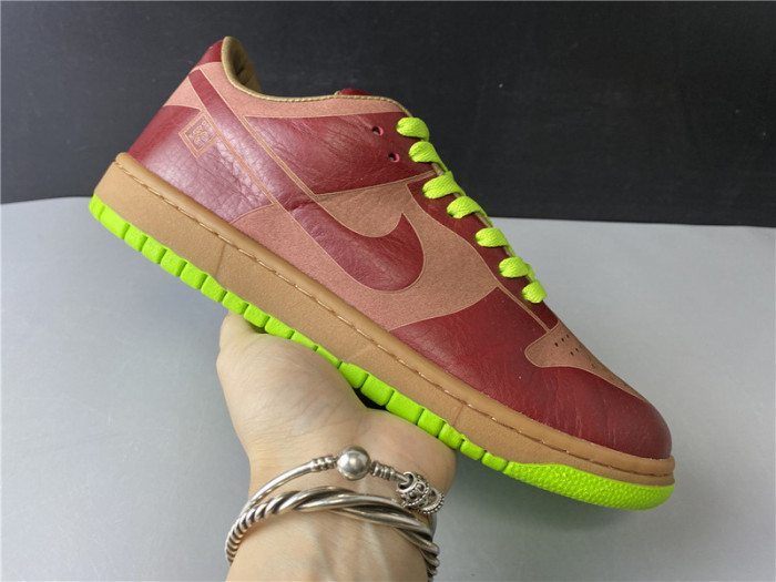 Nike Dunk Low 1-Piece Varsity Red Chartreuse 311611-661
