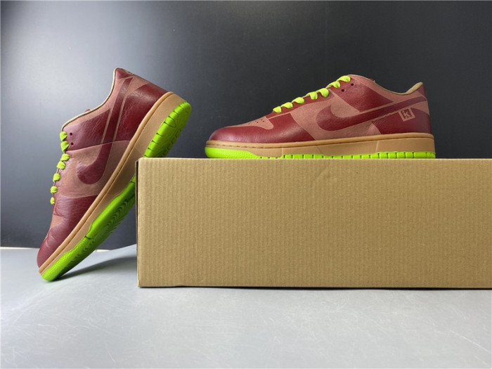 Nike Dunk Low 1-Piece Varsity Red Chartreuse 311611-661