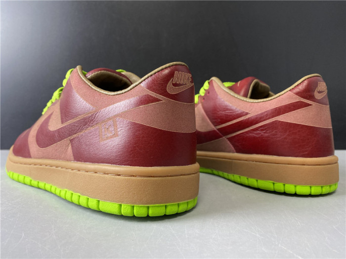 Nike Dunk Low 1-Piece Varsity Red Chartreuse 311611-661