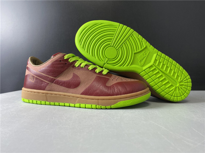 Nike Dunk Low 1-Piece Varsity Red Chartreuse 311611-661