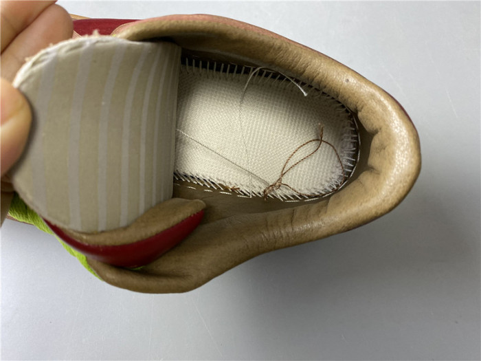 Nike Dunk Low 1-Piece Varsity Red Chartreuse 311611-661