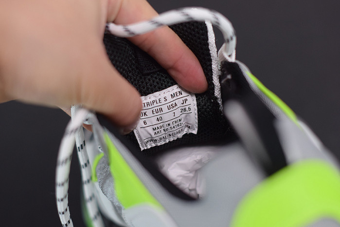 BLCG Sneaker Triple.s.Gomma Grey White Green 541624 W2FR1 8297