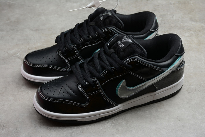 nike sb dunk low D1am0nd s*pply co black D1am0nd bv1310-001