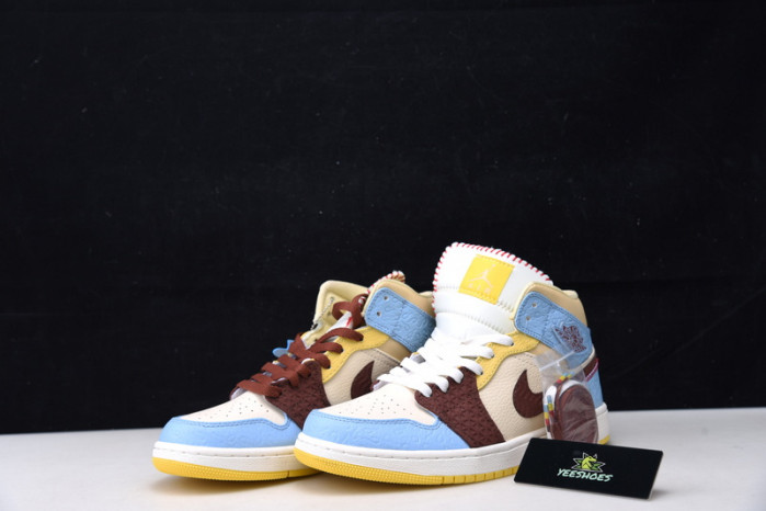 Ma1s0n chateau rouge x air jordan 1 high mid  fearless cu2803-200