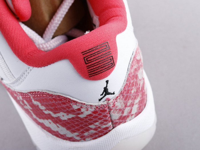 Air Jordan 11 Retro Low "Pink Snakeskin"  AH7860 106
